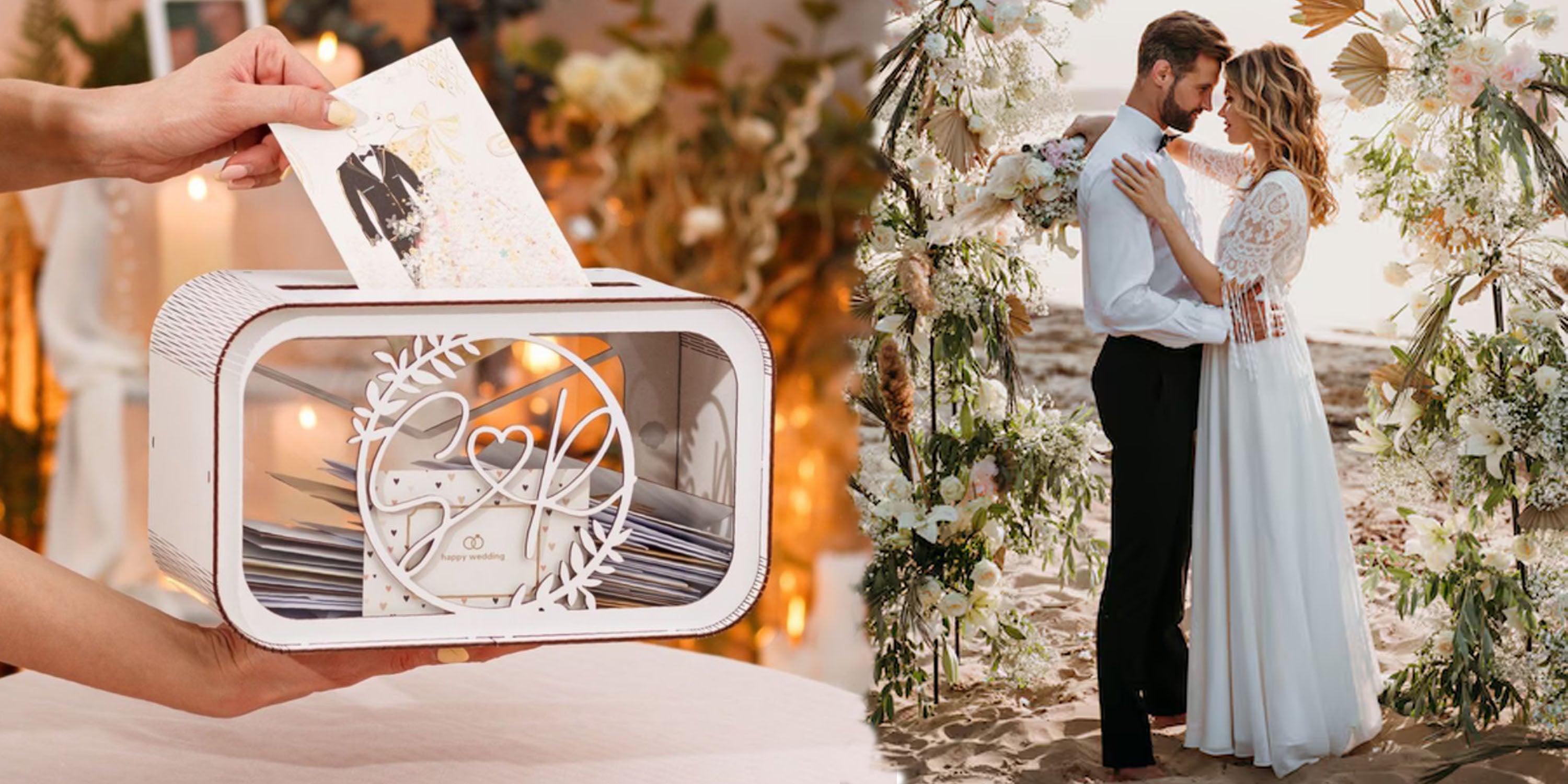 regalo de boda - caja para eventos